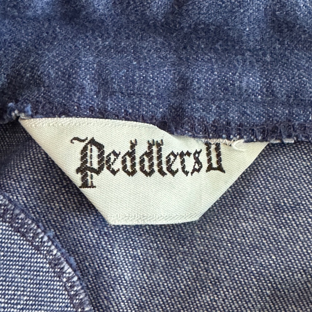 60s Vintage Peddlers II High Waist Jeans Straight Leg Dark Wash Pockets‎ - Picture 6 of 8